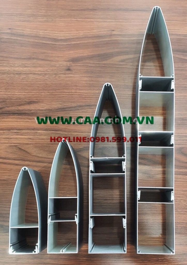 lam chắn nắng hình đầu đạn