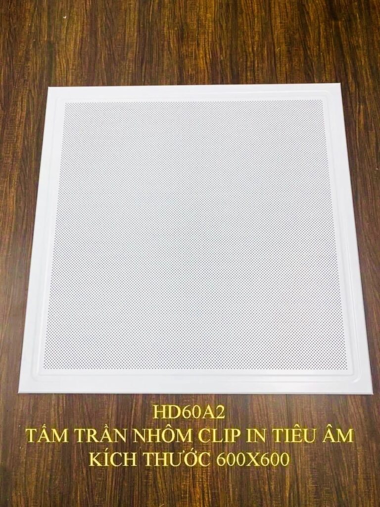 Trần nhôm Clip in Đục lỗ