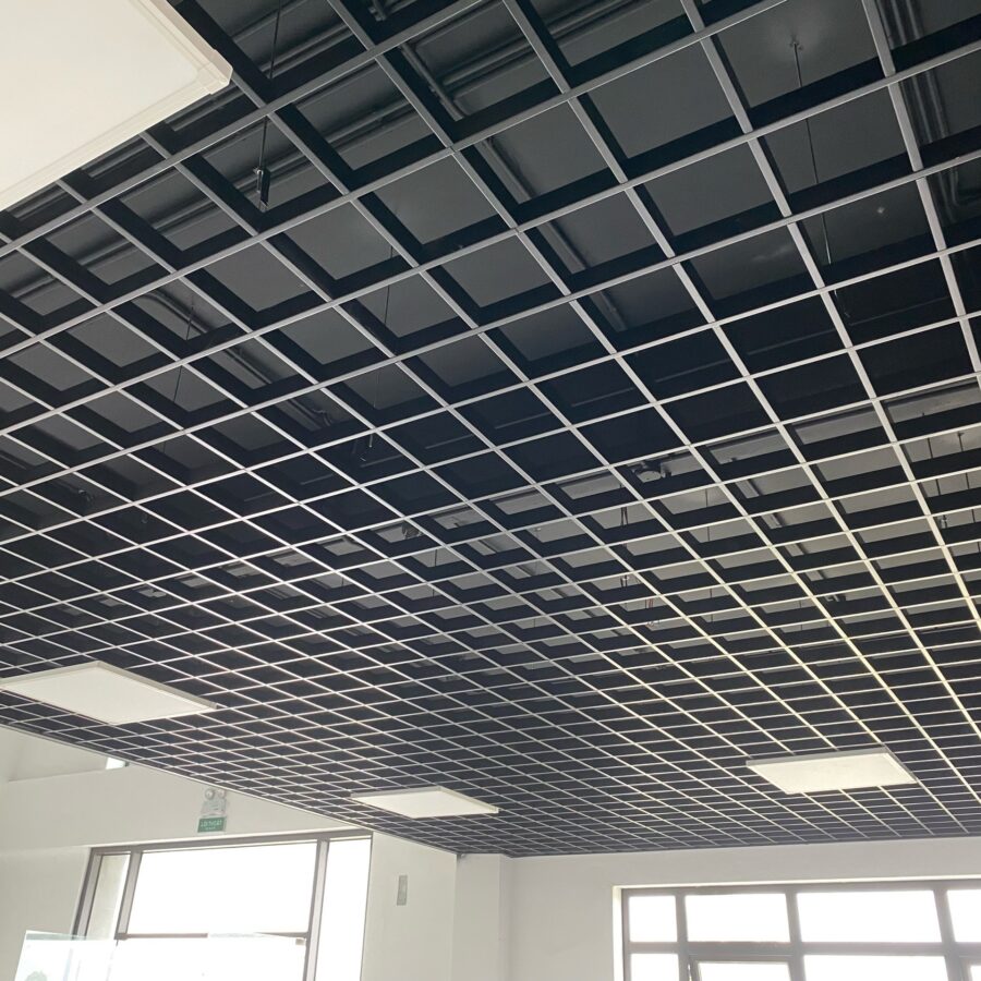 trần nhôm caro cell