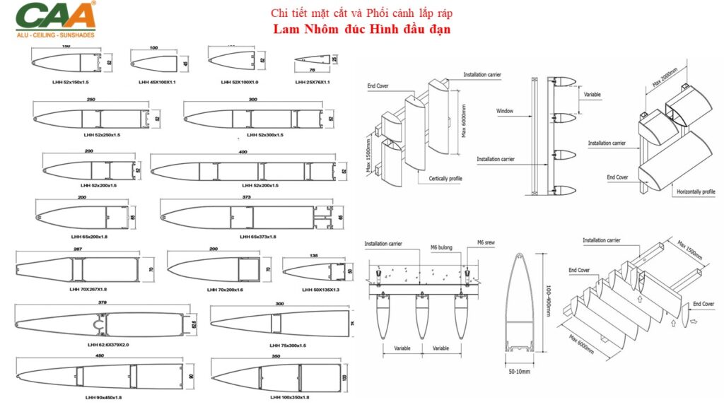 Custom Linklam-nhom-duc-hinh-dau-dan