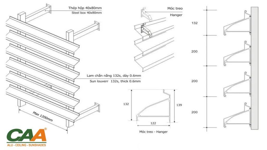 Lam chẳn nắng 132S