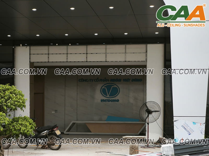 Dự án thi công tấm Alu Alcorest và lam nhôm hộp tại Khu công nghiệp Bá Thiện, Vĩnh Phúc