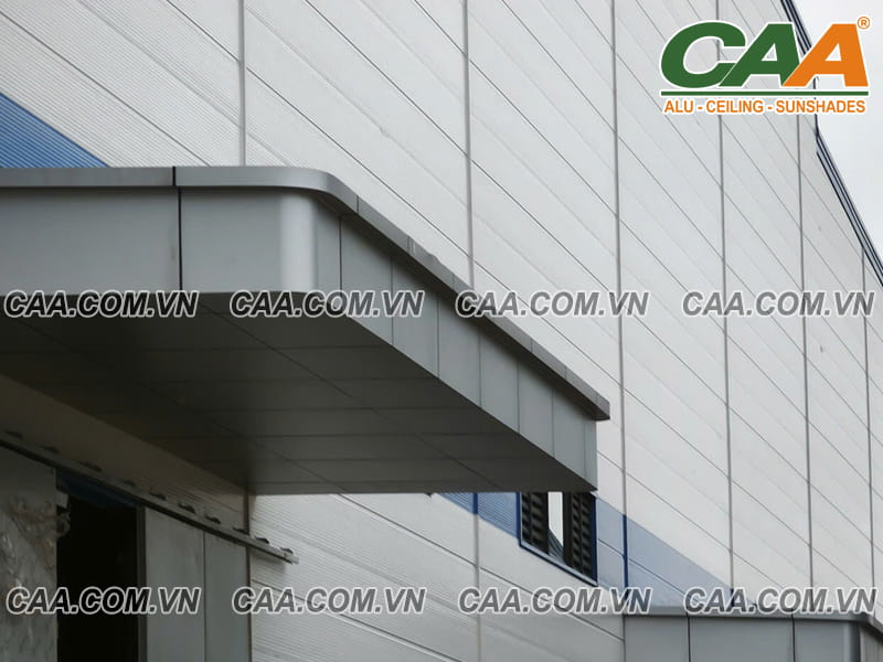 Dự án thi công tấm Alu Alcorest và lam nhôm hộp tại Khu công nghiệp Bá Thiện, Vĩnh Phúc