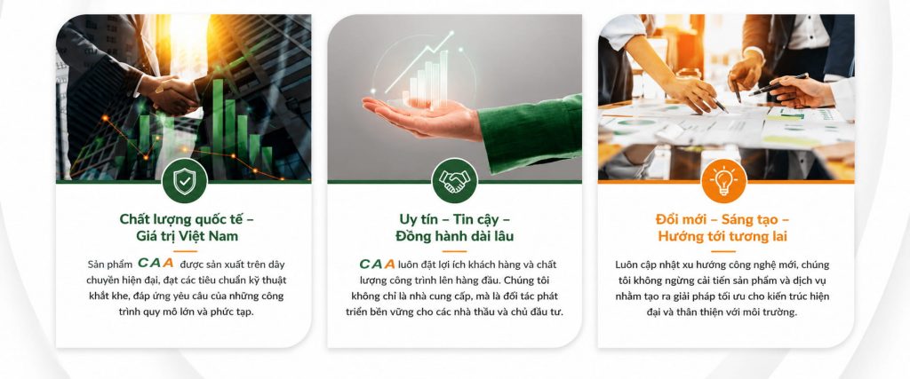 Giá trị cốt lõi của CAA Việt Nam