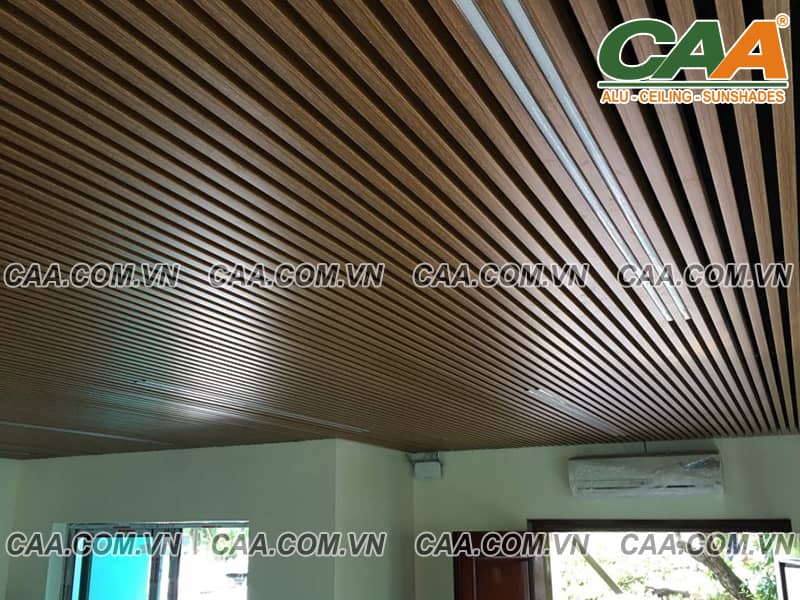 kích thước trần nhôm vân gỗ