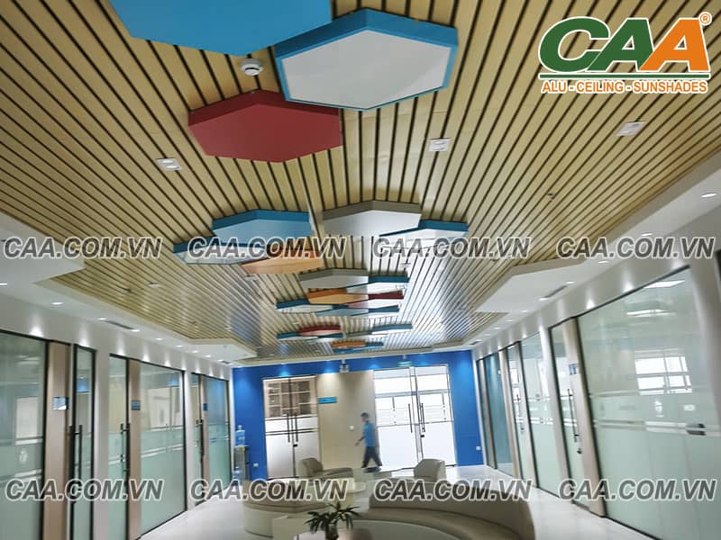 kích thước trần nhôm vân gỗ